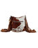 Image #2 - Myra Bag Women's Edgy Cowhide Crossbody Satchel Bag, Brown, hi-res