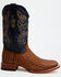 Image #2 - Tanner Mark Men's Ridgeback Caiman Print Western Boots - Broad Square Toe, Cognac, hi-res