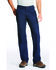 Image #2 - Ariat Men's Rebar M4 Stretch Canvas Utility Straight Pants , Navy, hi-res