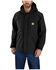 Image #1 - Carhartt Men's Shoreline Storm Defender Loose Heavyweight Zip-Front Work Jacket, Black, hi-res