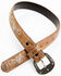 Image #2 - Shyanne Girls' Little Lasy Floral Western Belt, Brown, hi-res