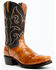 Image #1 - Dan Post Men's Camel Eel Exotic Western Boots - Square Toe, Brown, hi-res