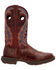 Image #2 - Durango Men's Rebel Performance Western Boots - Square Toe, Pecan, hi-res