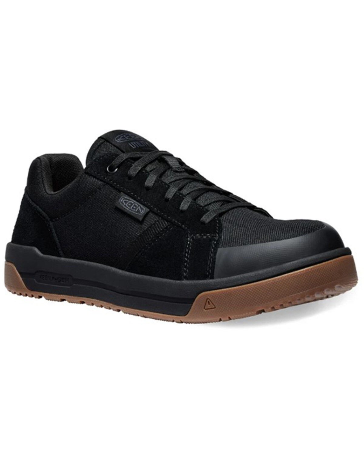 Keen Men's Kenton Work Shoes - Carbon Fiber Toe, Black, hi-res