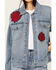 Image #3 - Ariat Women's Medium Wash Rodeo Quincy Denim Trucker Jacket , Medium Wash, hi-res