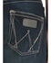Image #4 - Wrangler Retro Men's Lakeport Straight Leg Jeans - Slim Fit - Big & Tall, Denim, hi-res