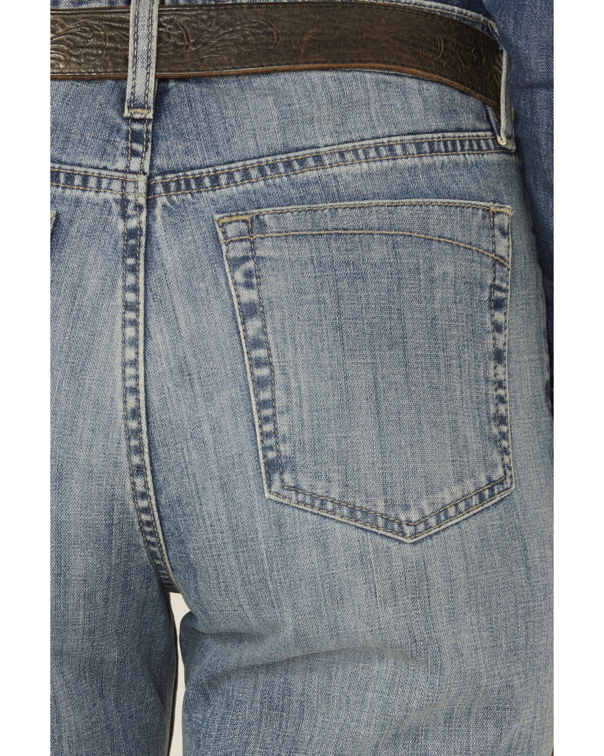 Image #4 - Cinch Women's Tatum Medium Wash High Rise Easy Fit Trouser Jeans, , hi-res