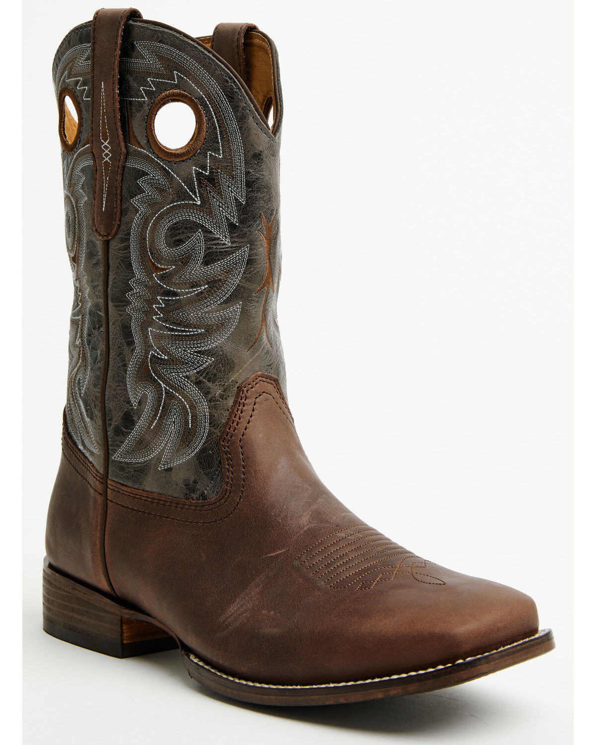 Cody James Men's Cush Core&reg; The Chase Western Boots - Broad Square Toe, Brown, hi-res