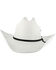 Image #2 - Cody James Kids' Straw Cowboy Hat, White, hi-res