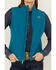 Image #3 - Ariat Women's Solid Team Logo Vest, Turquoise, hi-res