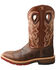 Image #3 - Twisted X Men's Waterproof Western Work Boots - Alloy Toe, Brown, hi-res