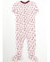 Image #7 - Shyanne Infant Girls' Rodeo Horse & Floral Paisley Sleep Set - 2-Piece, Ivory, hi-res