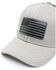 Image #3 - Cody James Men's American Flag Patch Ball Cap, Grey, hi-res