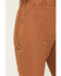 Image #2 - Carhartt Men's Loose Fit Firm Duck Double-Front Utility Work Pant, Brown, hi-res