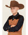 Image #2 - Powder River Outfitters Boys' Corduroy Vest, Camel, hi-res