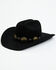 Image #1 - Idyllwind Women's Concho Wool Felt Cowboy Hat, Black, hi-res