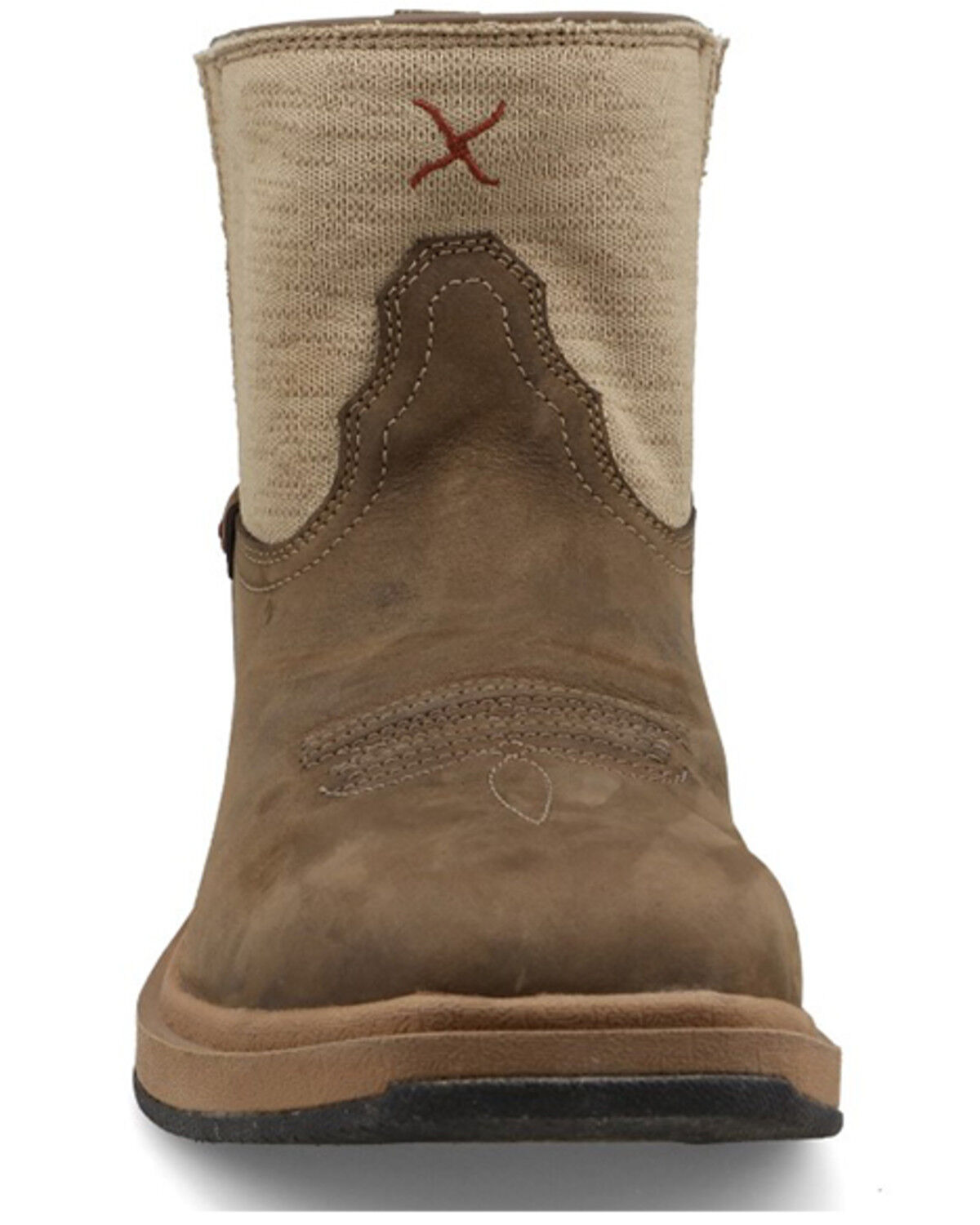 Image #4 - Twisted X Men's 6" UltraLite X&trade; Western Boots - Broad Square Toe, Khaki, hi-res