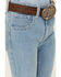 Image #2 - Shyanne Little Girls' Light Wash Riding Jeans , Light Wash, hi-res