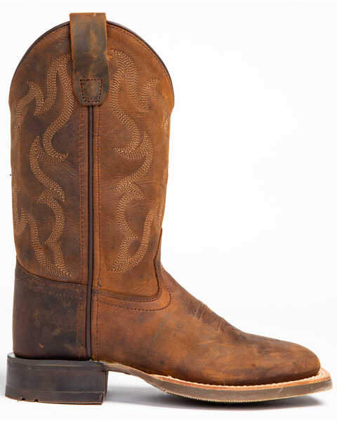 Image #2 - Cody James Boys' Nash Distressed Western Boots - Broad Square Toe, Brown, hi-res