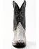 Image #4 - Dan Post Men's Exotic Water Snake Western Boot - Square Toe, Grey, hi-res