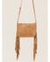 Image #3 - Shyanne Women's Light Brown Velvet Embroidered Crossbody Bag, Lt Brown, hi-res