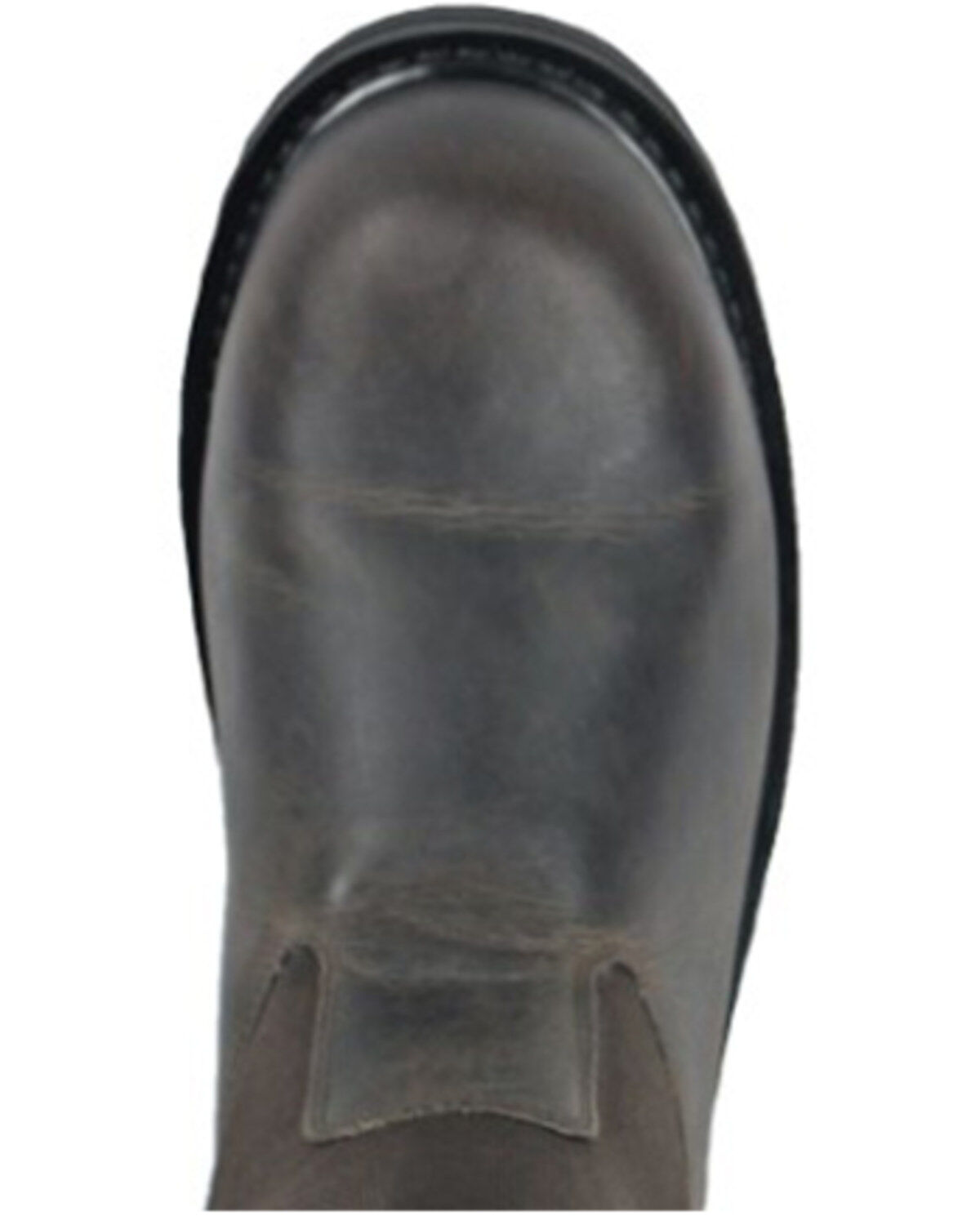 Image #6 - Hoss Men's Buck Wellington Work Boots - Steel Toe, Brown, hi-res