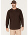 Image #1 - Hawx Men's Logo Graphic Work T-Shirt , Brown, hi-res