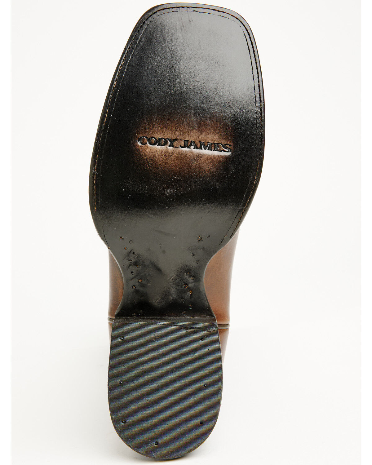 Image #7 - Cody James Men's Peacemaker Western Boots - Broad Square Toe, Brown, hi-res