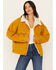 Image #1 - Levi's Women's 90's Corduroy Sherpa Trucker Jacket , Tan, hi-res