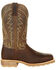 Image #2 - Durango Men's Maverick Pro Western Work Boots - Steel Toe, Brown, hi-res