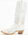 Image #3 - Corral Women's Crystal Embroidered Western Boots - Snip Toe, White, hi-res