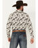 Image #4 - RANK 45&reg; Men's Geo Print Long Sleeve Button-Down Western Shirt, Black, hi-res