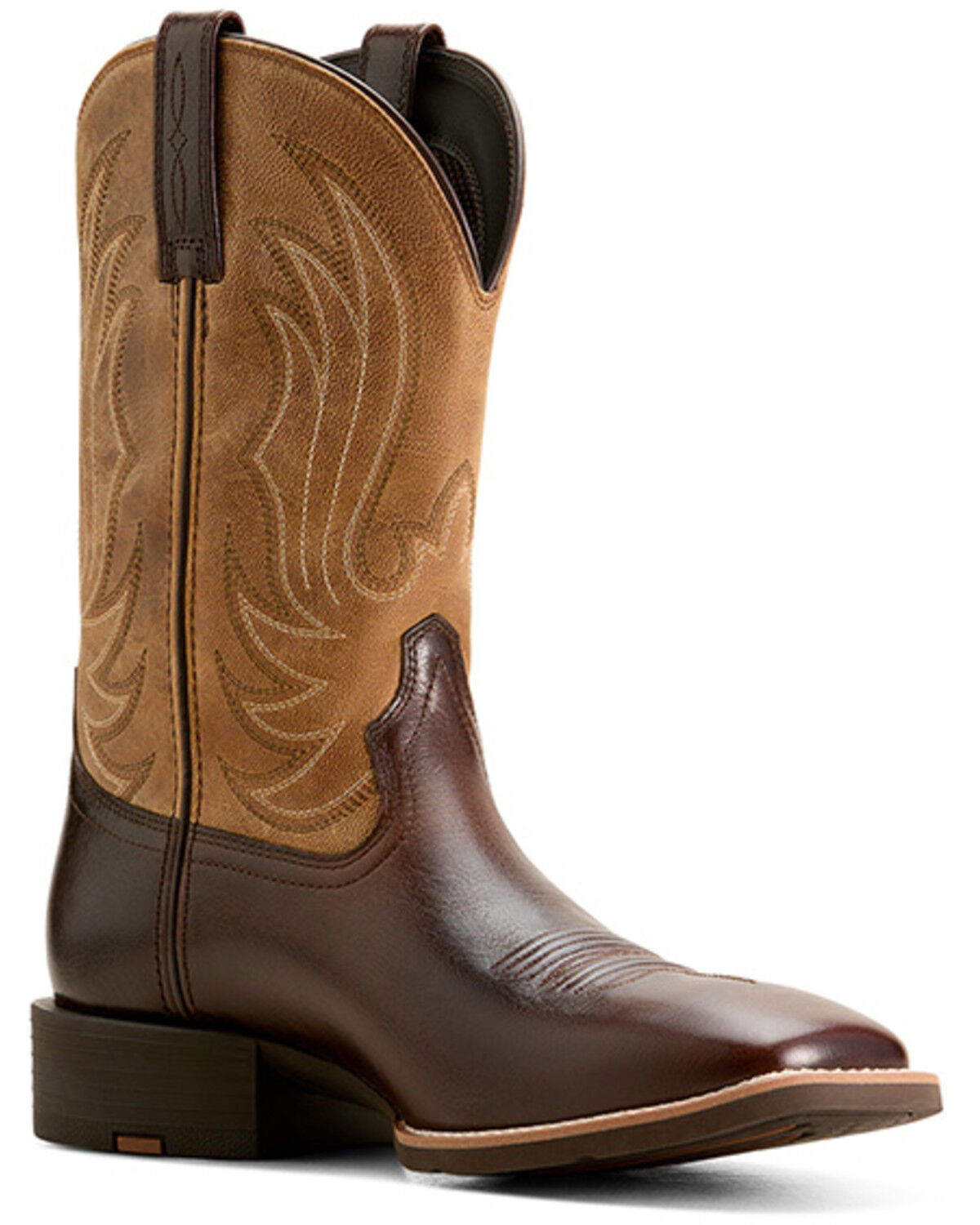 Image #1 - Ariat Men's Boot Barn Exclusive Cason Performance Western Boots - Broad Square Toe, Brown, hi-res