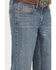 Image #2 - Cody James Boys' Bozeman Dark Wash Slim Bootcut Stretch Denim Jeans, Dark Wash, hi-res