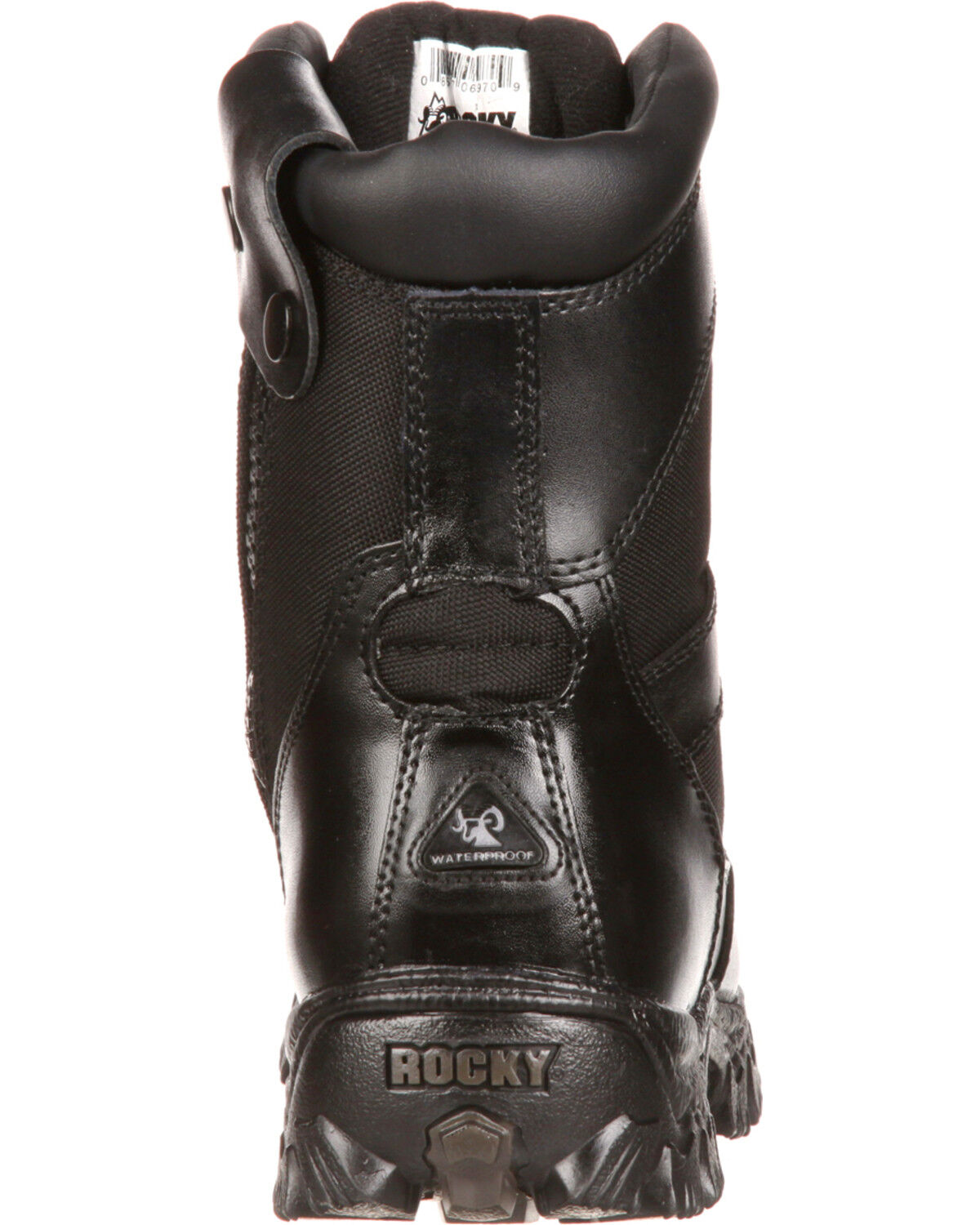 Image #7 - Rocky Men's Alpha Force Waterproof Insulated Duty Boots, Black, hi-res