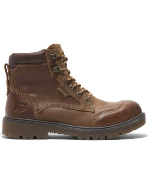 Timberland PRO Men's 6" Whitman Work Boots - Soft Toe , Copper, hi-res