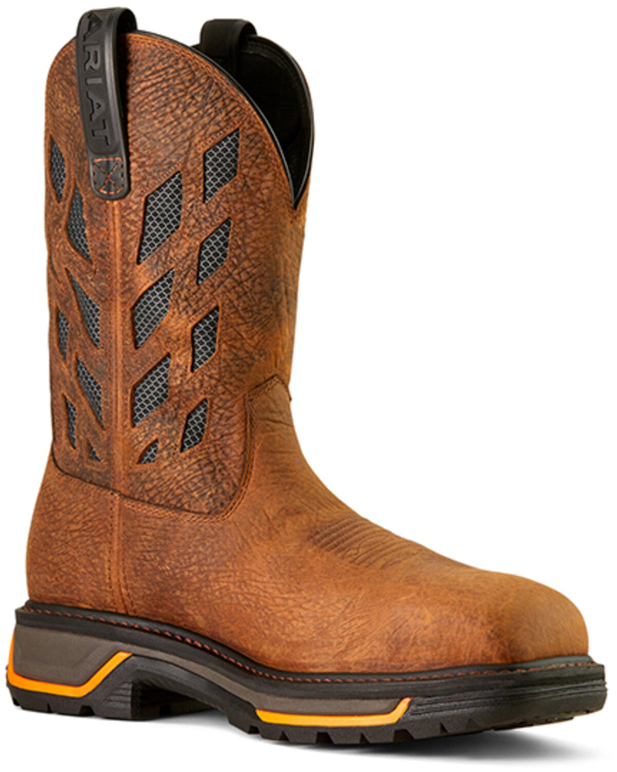 Image #1 - Ariat Men's Big Tread VentTEK Work Boots - Composite Toe, Brown, hi-res