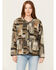 Image #1 - Miss Me Women's Multi Striped Print Button-Down Jacket , Multi, hi-res