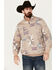 Image #1 - RANK 45® Men's Freessno Zip Pullover, Tan, hi-res