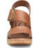 Image #4 - Born Women's Sapphire Wedge Sandals, Distressed Brown, hi-res