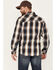 Image #4 - Resistol Men's Littleton Plaid Print Long Sleeve Button Down Western Shirt, Teal, hi-res