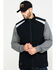 Image #1 - Hawx Men's Reflective Softshell Moto Work Vest , Black, hi-res