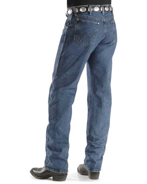 Image #1 - Wrangler Men's Premium Performance Regular Fit Jeans, Dark Stone, hi-res
