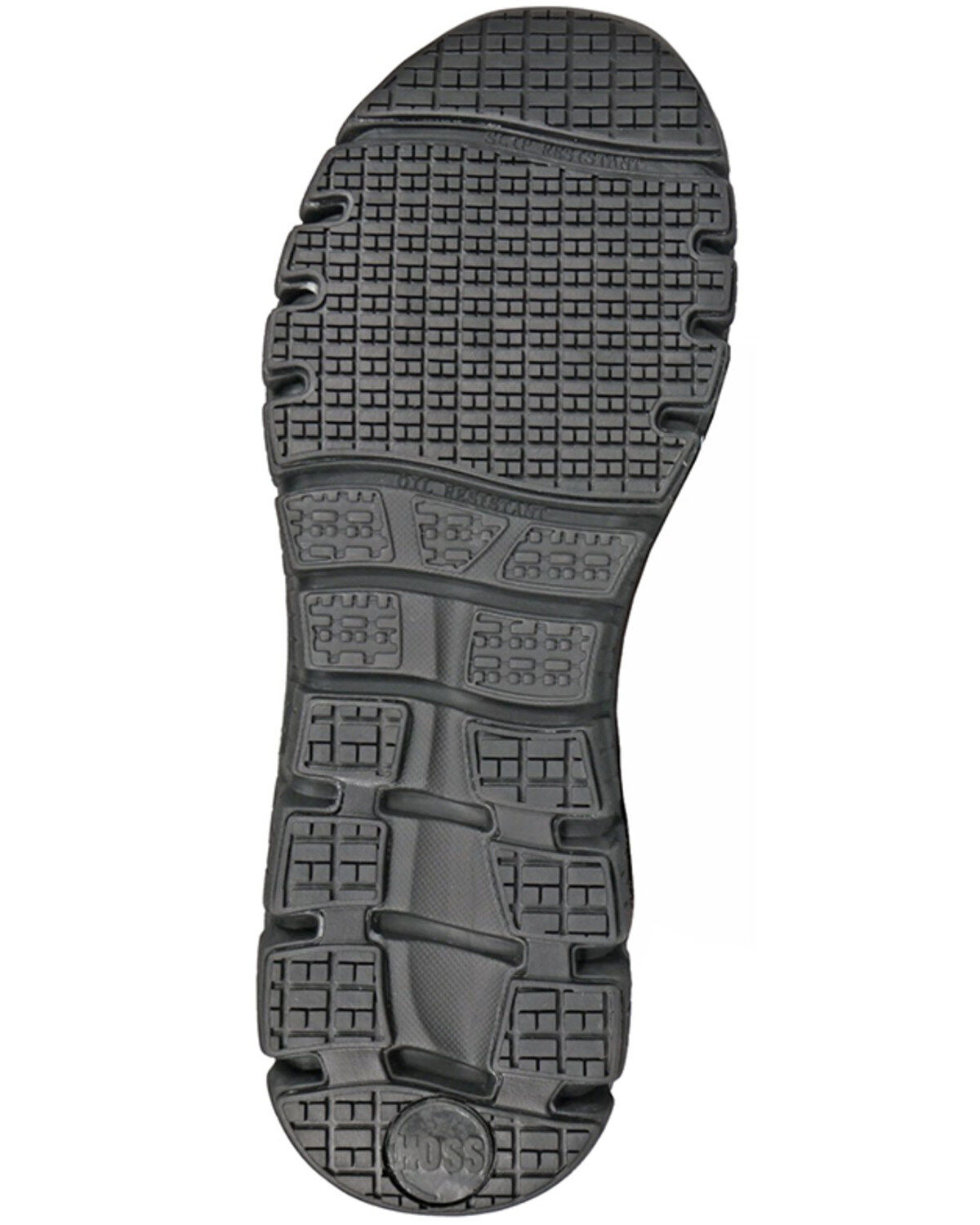 Image #7 - Hoss Men's Stepper Ultra Light Work Shoes - Composite Toe, Brown, hi-res