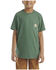 Image #1 - Carhartt Little Boys' Solid Logo Short Sleeve Pocket T-Shirt , Green, hi-res