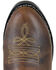 Image #2 - Smoky Mountain Girls' Annie Western Boots - Round Toe, Brown, hi-res