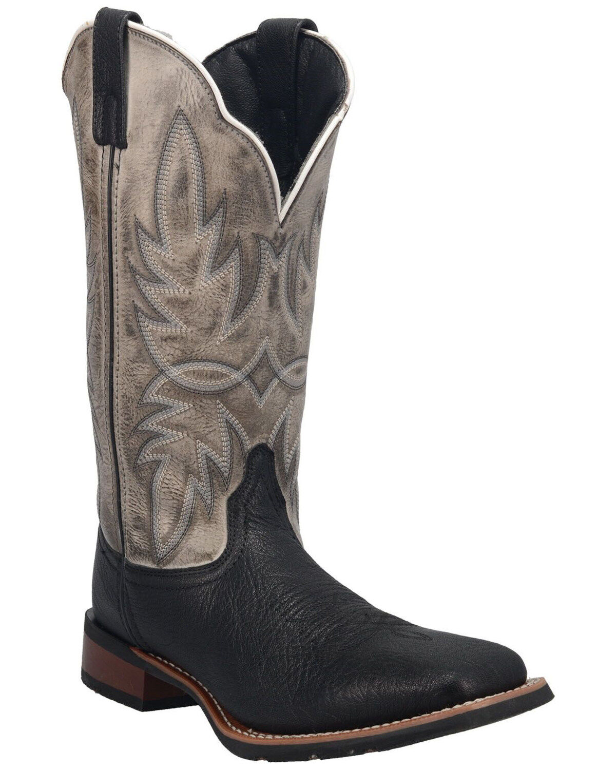 Image #1 - Laredo Men's Isaac Performance Western Boots - Broad Square Toe, Black, hi-res