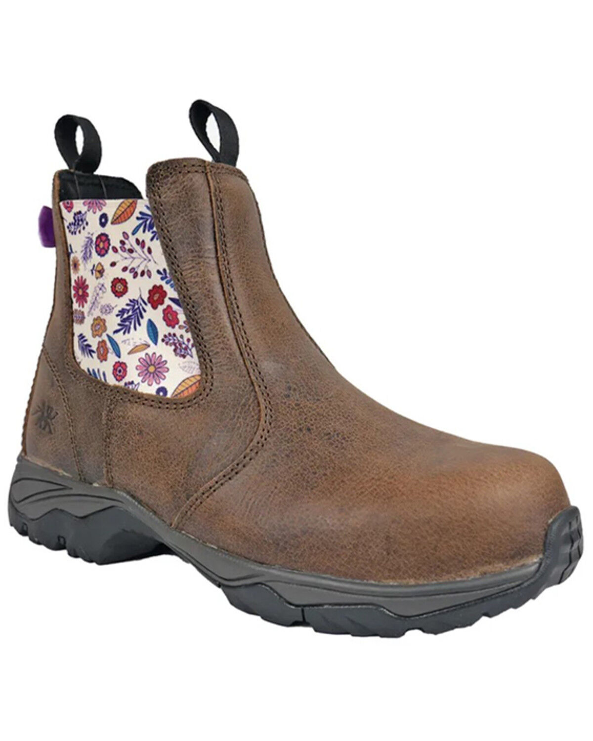 Hoss Women's Moxie Trades Angel Work Boots - Composite Toe, Brown, hi-res