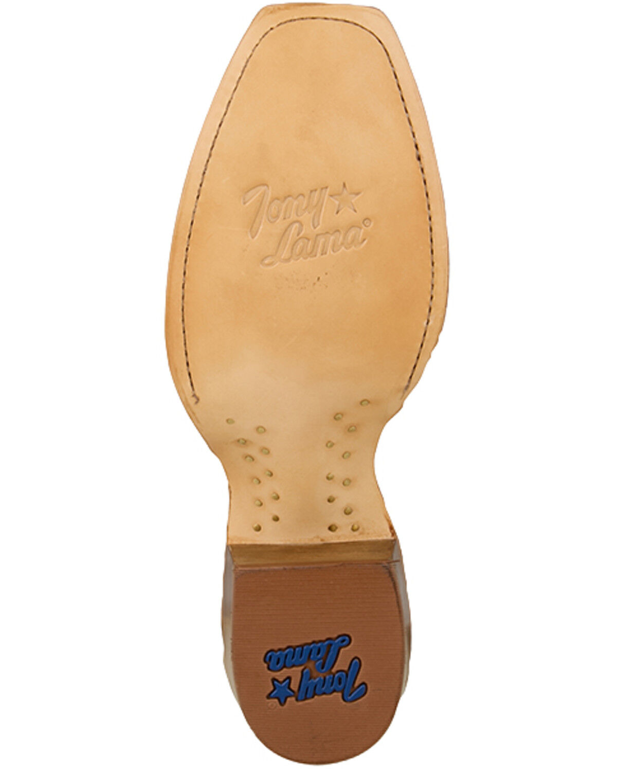 Image #7 - Tony Lama Men's Jax Suede Western Boots - Square Toe, Tan, hi-res