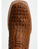 Image #6 - Tanner Mark Men's Ridgeback Caiman Print Western Boots - Broad Square Toe, Cognac, hi-res